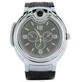 thumbnail image 1 of Cigarette Cigar Lighter Watch Quartz Watch Refillable Butane Lighter Watch Black, 1 of 5