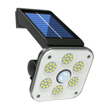 

Solar Wall Light Energy Saving Outdoor Human Body Induction Lamp Life Waterproof LED Motion Sensor Head Light 180 Degrees Adjustable