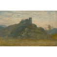 thumbnail image 2 of Vojtech Angyal 18x13 Black Ornate Wood Framed Double Matted Museum Art Print Titled - Ruins of the Sasov Castle (1880-1900), 2 of 5