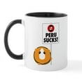 thumbnail image 2 of CafePress - Peru Sucks Mug - 11 oz Ceramic Mug - Novelty Coffee Tea Cup, 2 of 6