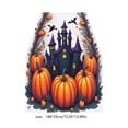 thumbnail image 3 of OutmaxHome Vintage Halloween Theme Table Runner, 13x72 Inch Fall Quilted Table Runner, Halloween Farmhouse Tabletop Diningroom Decor, 3 of 6