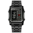 thumbnail image 1 of SKMEI 1868 Men Watch Professional 30M Water Resistant Double Display Double Movements GMT Time Multifunctional Luminous Digital Watch, 1 of 5