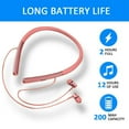 thumbnail image 6 of IPX5 Waterproof Bluetooth Headset,Neckband Design,Intelligent Noise Reduction,HiFi Surround Sound,Bluetooth 5.0,Large Battery,20H Playtime,Low Latency Gaming,Sports Secure Fit Earphones, 6 of 7