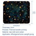 thumbnail image 5 of Constellation Printed Gaming Mousepad Desk Pad, Square 8.3x9.8 Inch Non-Slip Rubber Bottom Mouse Mat for Office and Gaming, 5 of 6