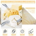 thumbnail image 7 of Cheese Knives, Stainless Steel Cheese Knife Sets - 1Cheese Fork, 1Cheese Knife, 1Cheese Cutter, 1Cheese Shaver, 4PCS Cheese Tools Cheese Knives Cutlery Set, 7 of 7