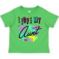 thumbnail image 3 of Inktastic I Love My Aunt- 80s Retro Style Boys or Girls Toddler T-Shirt, 3 of 5