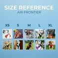 thumbnail image 6 of Air Frontier Mesh Dog Harness with Steel Leash D-Ring, Reflective Stitching, and Lightweight Breathable No-Pull Design, Adjustable Neck and Chest Straps for Small to Large Breeds - AMB, L, 6 of 9