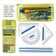 thumbnail image 3 of Calculadora Científica Multifunción Luxmoc, Estuche Transparente con Pantalla de Tiempo, Calculadora Científica Amarilla, 3 of 5