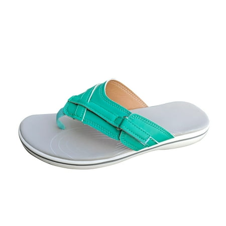 

SEMIMAY Comfortable Fashion Flops Flip-Flop Casual Solid Color Flip Women Flat Sandals Women s slipper