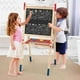 Costway All-in-One Wooden Kid's Art Easel Height Adjustable Paper Roll - image 5 of 10