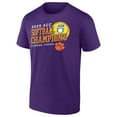 thumbnail image 2 of Men's Purple Clemson Tigers 2025 ACC Softball Conference Tournament Champions T-Shirt, 2 of 4