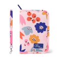 thumbnail image 1 of Cartera para pasaporte de viaje XCF Estampado Floral, 1 of 4