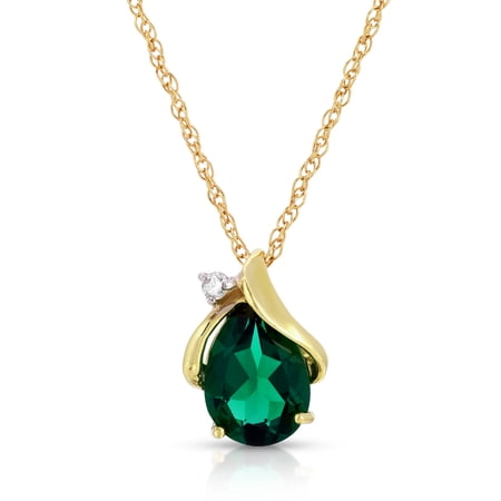 Galaxy Gold 14K Solid Gold Natural Diamond Necklace for Women - Yellow Gold Fine Jewelry