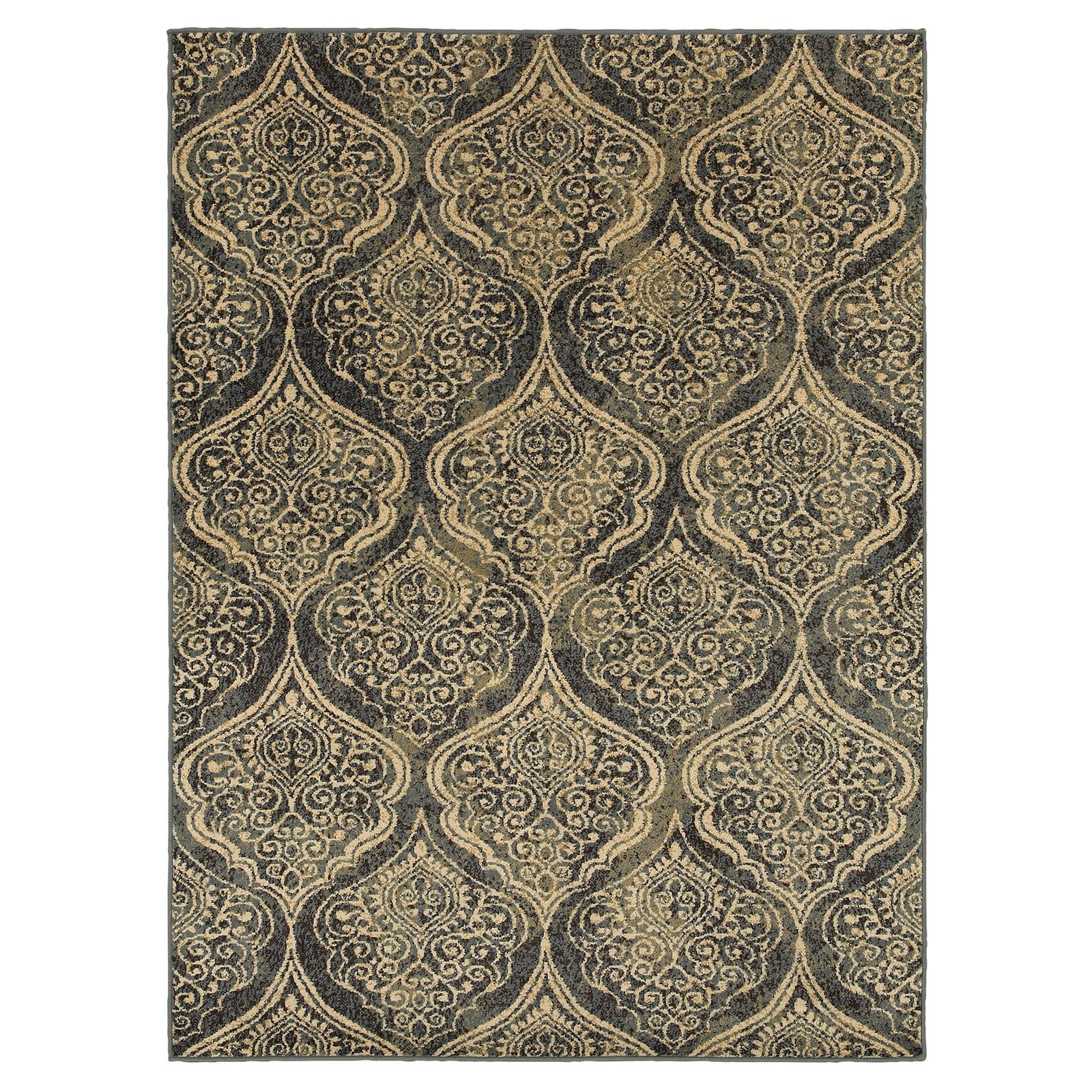 Addison Heights Selena Traditional Blue/Ivory Rug