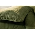thumbnail image 2 of Chezmoi Collection Kingston King Size Bedspread Set, 3-Piece Cypress Green Oversized Quilted Microfiber Lightweight Bedspread Coverlet (118"x106"), 2 of 9