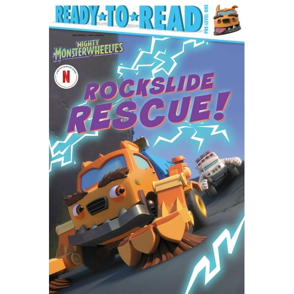 Mighty Monsterwheelies Rockslide Rescue!: Ready-To-Read Pre-Level 1, (Paperback)