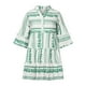 thumbnail image 5 of Vestido de temperamento de suéter estampado de cintura suelta con cuello en V de manga media de primavera y otoño para mujer Pompotops  hdfakjf7754, 5 of 9