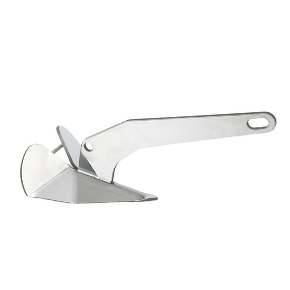 Accreate Delta Style Boat Anchor - 316 Stainless Steel High Holding Power Anchor, Self-Righting, Heavy Duty Wing Style Triangular for Pontoon, Dinghies, Fishing Boats