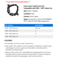 thumbnail image 2 of Front Lower Control Arm Set - Compatible with 2003 - 2007 Saturn Ion 2004 2005 2006, 2 of 2