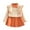 Orange, variant on GigrtiJin Toddler Baby Girl Skirt Outfit Knit Sweater Tops with Skirt Matching Sets Ruffle Long Sleeve Fall Winter Set