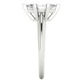 thumbnail image 3 of 1 ctw Solitaire Anniversary Ring for Women | Marquise Cut Moissanite | Hyperallergenic Solid 14K White Gold, 3 of 5