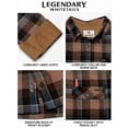 thumbnail image 4 of Legendary Whitetails Men's Buck Camp Flannel Shirt Long Sleeve Button Down 100% Cotton, 4 of 7