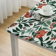 thumbnail image 4 of BANET  Green Square Tablecloth, Handblock Print Floral Table Cloth for Kitchen Dining Linen I Weddings, Outdoors, Thanksgiving, Christmas I Fall Home Decor white, 4 of 7