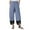 Blue, variant on AherBiu Plus Size Pants for Women Corduroy High Waisted Vintage Casual Loose Slit Leg Trousers with Pockets