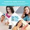 thumbnail image 4 of 2 Gel Eye Masks Reusable Hot and Cold Eye Therapy, Healing Gel Eye Spa Pads, Green and Blue, 4 of 5