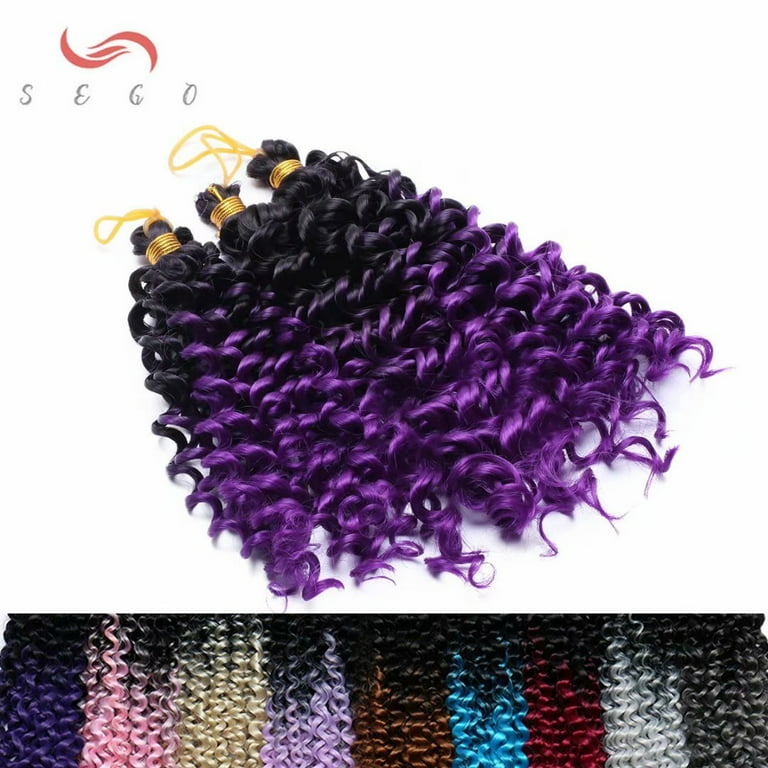 SEGO Jerry Curl Crochet Hair Bundles Marlybob Crochet Hair Kinky