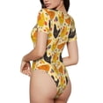 thumbnail image 2 of Balery Funny Chicken Body de cuello redondo de manga corta para mujer Tops de manga corta Tops básicos-Large, 2 of 7