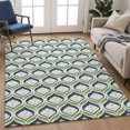 thumbnail image 6 of Addison Rugs Mayfield Premium Machine Washable Transitional Stripes Blue Rectangle Rug, 8' x 10', 6 of 6