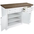 thumbnail image 4 of Progressive Furniture D884-56 Dining Room Server - Light Oak And Distressed White, 4 of 4