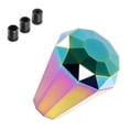 thumbnail image 3 of Riwesomey Perilla de palanca de cambios de diamante con tuercas de 8mm/10mm/12mm, Protector Universal de perilla de palanca de cambios de aleación de Automoción decorativa y accesorios No.1, 3 of 6