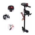thumbnail image 4 of 18 LBS 12 V Inflatable Kayak Outboard Trolling Electric Motor, Fishing Boat Dinghy Engine, Canoe Thrust ,Easy to Install, 4 of 7