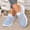 Sky Blue, variant on Women's Mesh Upper Garden Sandals Casual Quick Dry Lightweight Breathable Knitted Slippers Mules Clogs Shoes Indoor & Outdoor Pink 7.5 Wide