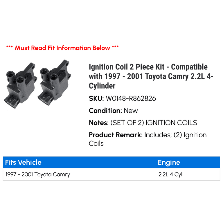 IGNITION COIL for TOYOTA CAMRY 1987 - 1998 2.0 2.2 IGNITION COIL for TOYOTA CAMRY 1987 - 1998 2.0 2.2