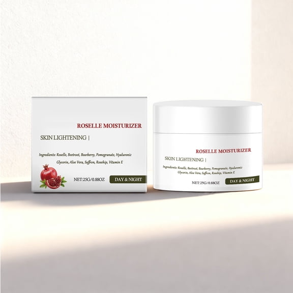 HWRETIE Brightening Moisturizing Facial Cream,Hydrating Nourishing Skincare for Smooth Soft Skin,Daily Care 25g