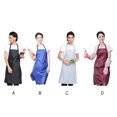 thumbnail image 3 of mmirethe Adjustable Kitchen Apron Oil-Resistant Bib Apron For All-purpose Waterproof And Smooth BBQ Apron vermeil, 3 of 6