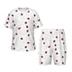 thumbnail image 1 of Balery Ladybugs Flying On Dotted Route Conjunto de Pijama Infantil de Manga Corta con Estampado – Ropa de Dormir de Algodón Suave-Small, 1 of 6