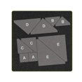 thumbnail image 1 of AccuQuilt GO! Snail's Trail 8 Inch Fabric Cut Die for Quilting Projects, 1 of 5