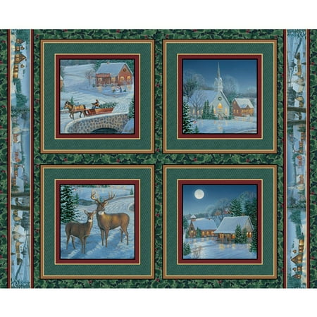 Springs Creative Seasonal Blessed Are They Pillow Panel 100% Cotton Fabric by the Yard