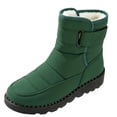 thumbnail image 2 of OKBOP Women's Walking Boots Side Zip Chunky Sole Round Toe Comfort, 2 of 5