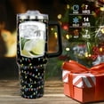 thumbnail image 2 of Christmas Tumbler 40oz Black Xmas Tumbler Cup with Lid and Straw Stainless Steel Insulated Coffee Mug Christmas Gifts for Women Men, 2 of 6