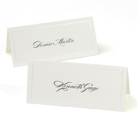 IVORY PEARL PLACECARDS- 48 COUNT