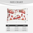 thumbnail image 6 of EasygdpFire Truck Polyester Fiber Double-Sided Pillowcase,Super Soft,Comfortable And Luxurious Pillowcase,Not Easy To Break Or Deform- 14"X20", 6 of 9