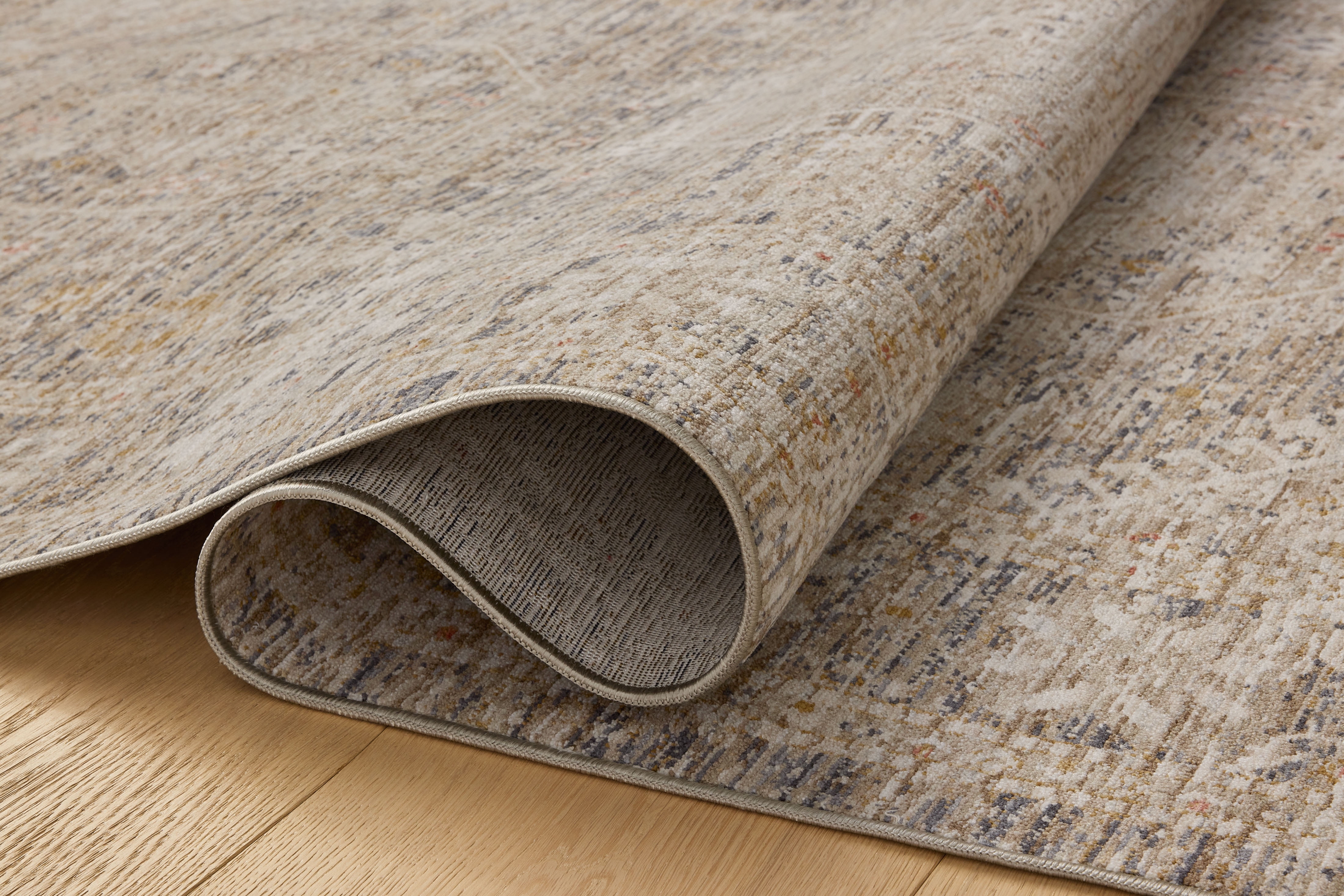 Chris Loves Julia x Loloi Ida Taupe / Multi 2'-7" x 10'-0" Runner Rug
