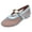Blue, variant on Mesh Ballet Flat Sandals for Women Adjustable Buckle Strap Comfortable Casual Slip on Fishnet Mary Jane Driving Beach Shoes Blue Size 8