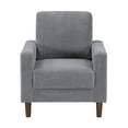 thumbnail image 6 of Lexicon Crandall Corduroy Chair in Gray, 6 of 10