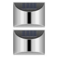 thumbnail image 1 of Lámpara 10pc blanco cálido 4 luces LED solares de escalera de pared impermeable para seguridad Ndcxsfigh Para estrenar, 1 of 7